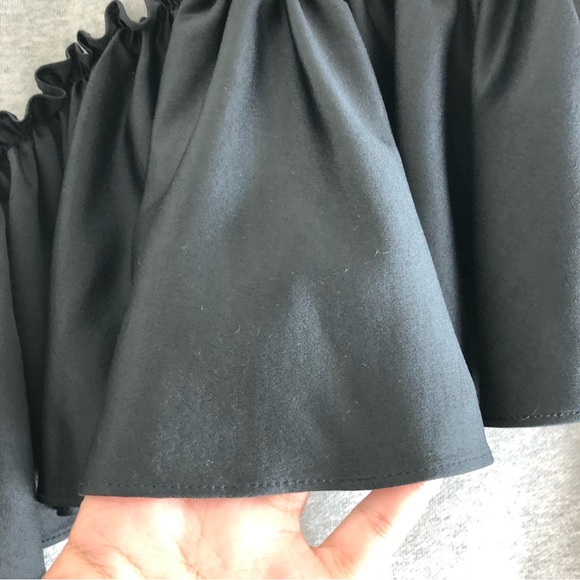 J Crew Asymmetrical Ruffle Sweatshirt size Medium - Picture 5 of 9